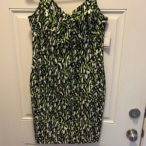 Jade Melody Tam Fun Retro Party / Club Leopard print Bustier Dress